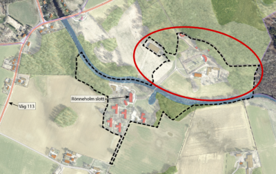 Karta över området