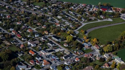 Flygbild över Harlösa
